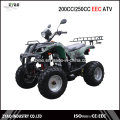 Quad de la CE de 200cc con el motor semiautomático refrigerado por aire, ATV de 250cc con el agua refrigerada por agua aprobada EEC Venta caliente